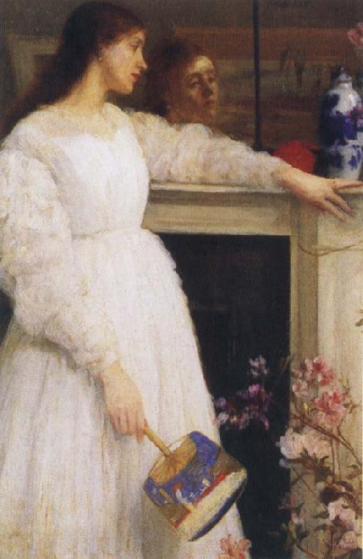 James Abbott McNeil Whistler Symphony in White oil painting image